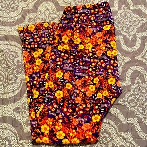 Floral LuLaRoe Leggings - TALL & CURVY